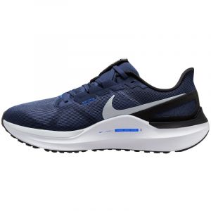 NIKE Air Zoom Structure 25 Laufschuhe Herren 400 - midnight navy/pure platinum-white-black 44