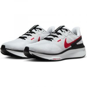 NIKE Air Zoom Structure 25 Laufschuhe Herren 106 - white/fire red-black-lt smoke grey 44.5