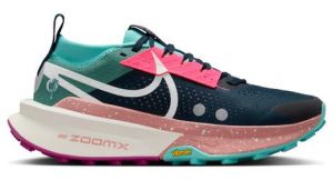 nike zegama 2 trailrunning schuh blau rosa damen