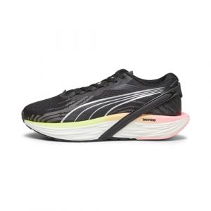 PUMA Damen Laufschuhe Run XX Nitro 2 black-koral Ice-speed green-Silver 38