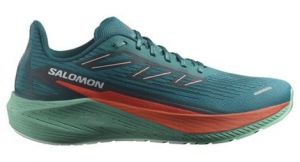 salomon aero blaze 2 running schuhe grun rot