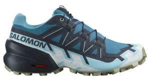 damen salomon speedcross 6 trail running schuh blau