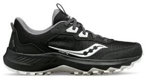 trailrunning schuhe women sauconny aura tr schwarz weis