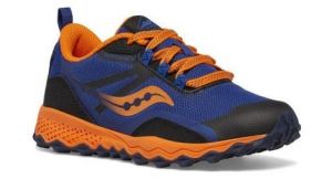 trailrunning schuhe saucony peregrine 12 shield blau orange kinder