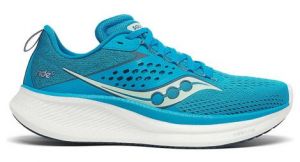 saucony ride 17 running schuh blau weis damen