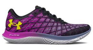 under armour flow velociti wind 2 violett schwarz damen laufschuhe