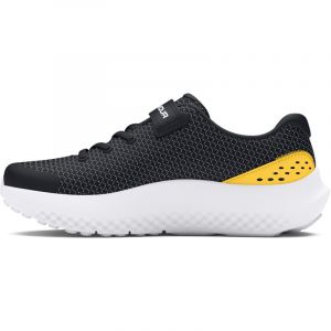 UNDER ARMOUR Surge 4 AC Laufschuhe Jungen 004 - black/taxi/white 35