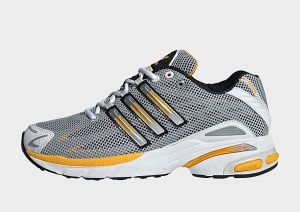 adidas Adistar Cushion Schuh, Chalk White / Core Black / Crew Yellow