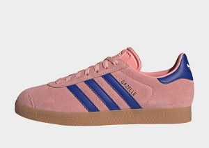 adidas Gazelle Schuh, Semi Pink Spark / Lucid Blue / Gum