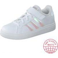 adidas Grand Court 2.0 EL K Sneaker Mädchen weiß|weiß|weiß|weiß|weiß