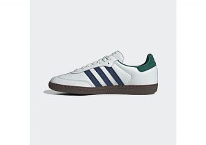 adidas Originals Samba OG Schuh, Black White / Collegiate Green / Active Green