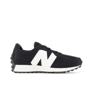 New Balance Kinder 327 Bungee Lace in Schwarz/Weiß