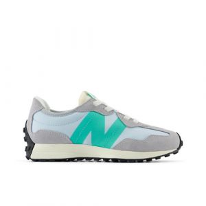 New Balance Kinder 327 in Grau/Grün