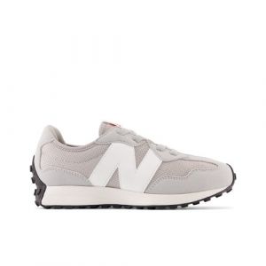 New Balance Kinder 327 Bungee Lace in Grau/Weiß