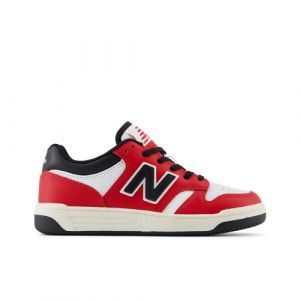 New Balance Kinder 480 in Rot/Weiß