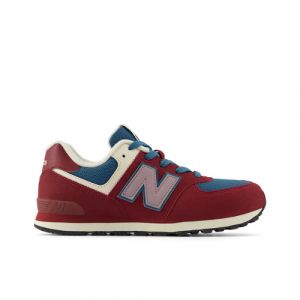 New Balance Kinder 574 in Rot/Blau