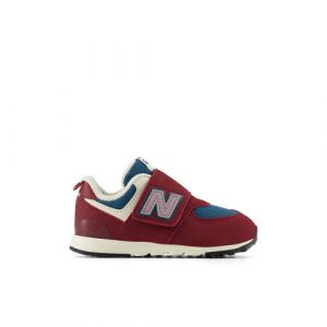 New Balance Kinder 574 NEW-B HOOK & LOOP in Rot/Blau