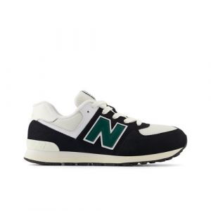 New Balance Kinder 574 in Schwarz/Grün