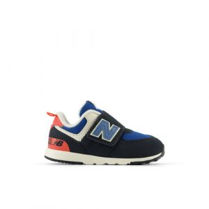 New Balance Kinder 574 NEW-B HOOK & LOOP in Schwarz/Rot