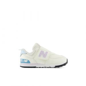 New Balance Kinder 574 NEW-B HOOK & LOOP in Weiß/Violett