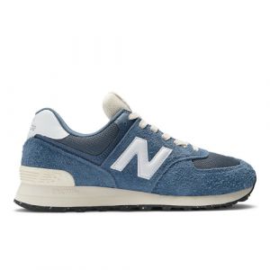 New Balance Unisex 574 in Blau/Weiß/Beige