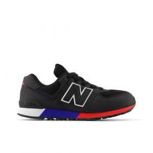 New Balance Kinder 574 in Schwarz/Weiß