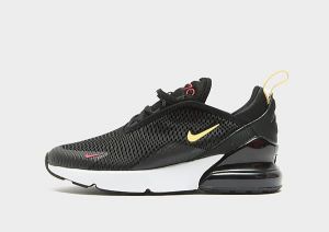 Nike Air Max 270 Junior, Black/Gym Red/White/Saturn Gold