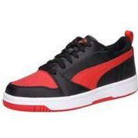 PUMA Rebound V6 Lo Jr Sneaker Mädchen|Jungen schwarz|schwarz|schwarz|schwarz|schwarz|schwarz