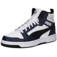 PUMA Rebound V6 Mid Jr Sneaker Mädchen%7CJungen weiß|weiß|weiß|weiß|weiß|weiß|weiß