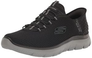 Skechers Summits High Range Slip-in Black/Charcoal 8 EE - Wide