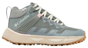 columbia facet 75 mid outdry damen wanderschuhe blau beige