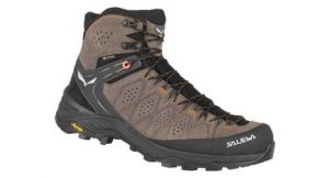 salewa alp trainer 2 mid gore tex wanderschuhe braun orange