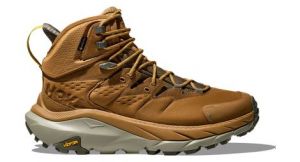 hoka kaha 2 gtx sandbraun wanderschuhe herren