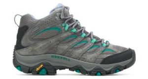 merrell moab 3 mid gore tex damen wanderschuhe grau blau