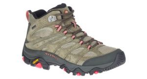 merrell moab 3 mid gtx damen wanderschuhe grun