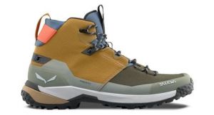 salewa puez mid powertex wanderschuhe braun grau