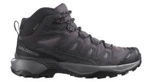 damen wanderschuhe salomon x ultra 360 mid gore tex grau schwarz