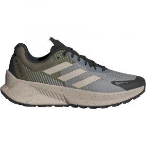 adidas TERREX Soulstride Flow GORE-TEX Trailrunning-Laufschuhe Herren JI1688 - ch solid grey/wonder beige/olive strata 46