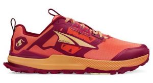 altra lone peak 8 trailrunning schuhe rot orange damen