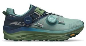 altra mont blanc boa trailrunning schuhe blau grun herren