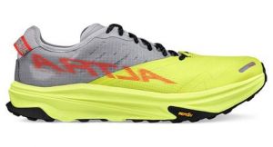 altra mont blanc carbon trailrunning schuhe grau gelb herren