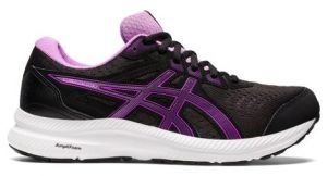 asics gel contend 8 running schuhe schwarz violett damen