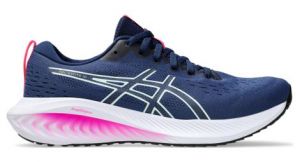 asics gel excite 10 laufschuhe blau pink damen