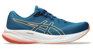 asics gel pulse 15 laufschuhe blau orange herren