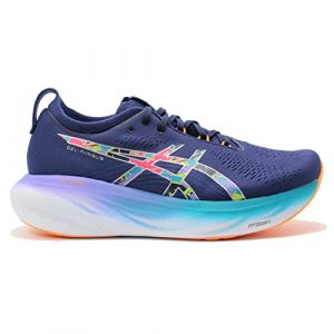 ASICS Nimbus 25 Lite-Show Straßenlaufschuhe für Männer Blau Gelb Mehrfarbig 42.5 EU