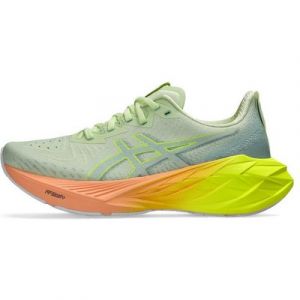 Asics NOVABLAST 4 PARIS COOL MATCHA/SAFETY YELLOW Laufschuh