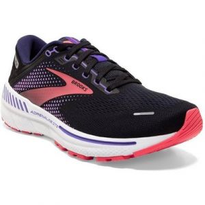 Brooks Adrenaline GTS 22 Damen Laufschuh Black/Purple/Coral Laufschuh