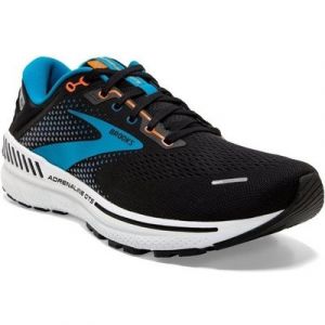 Brooks Adrenaline GTS 22 Herren Laufschuh Black/Blue/Orange Laufschuh