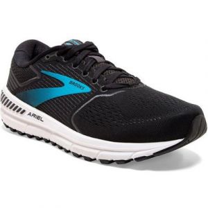 Brooks Ariel '20 - Damen Laufschuh - Wide-Breite - Black/Ebony/Blue Laufschuh