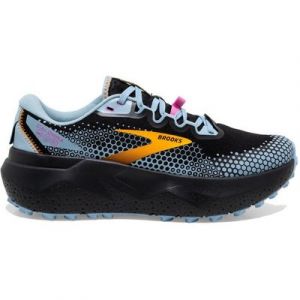 Brooks Damen Trailrunningschuh - Caldera 6 - Black/Blue/Yellow Laufschuh